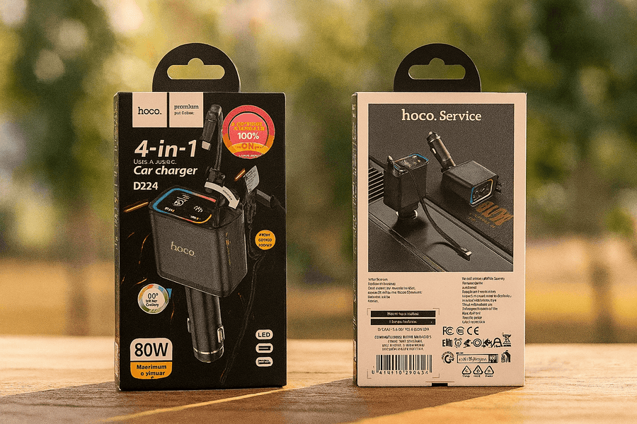 Hoco - 4-in-1 Car Charger