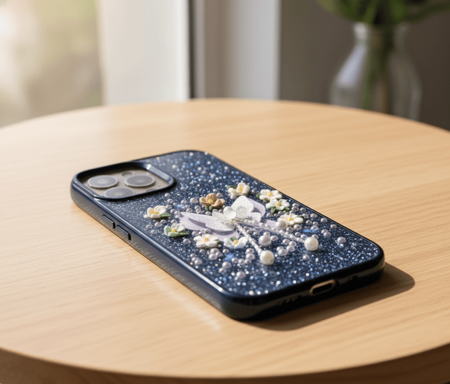 Luxury 3D Glitter Butterfly Phone iPhone Case