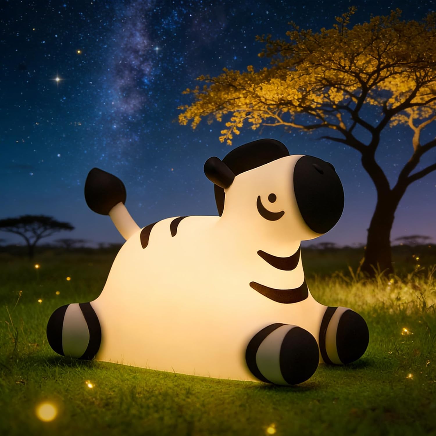 Zebra Silicone Night Light