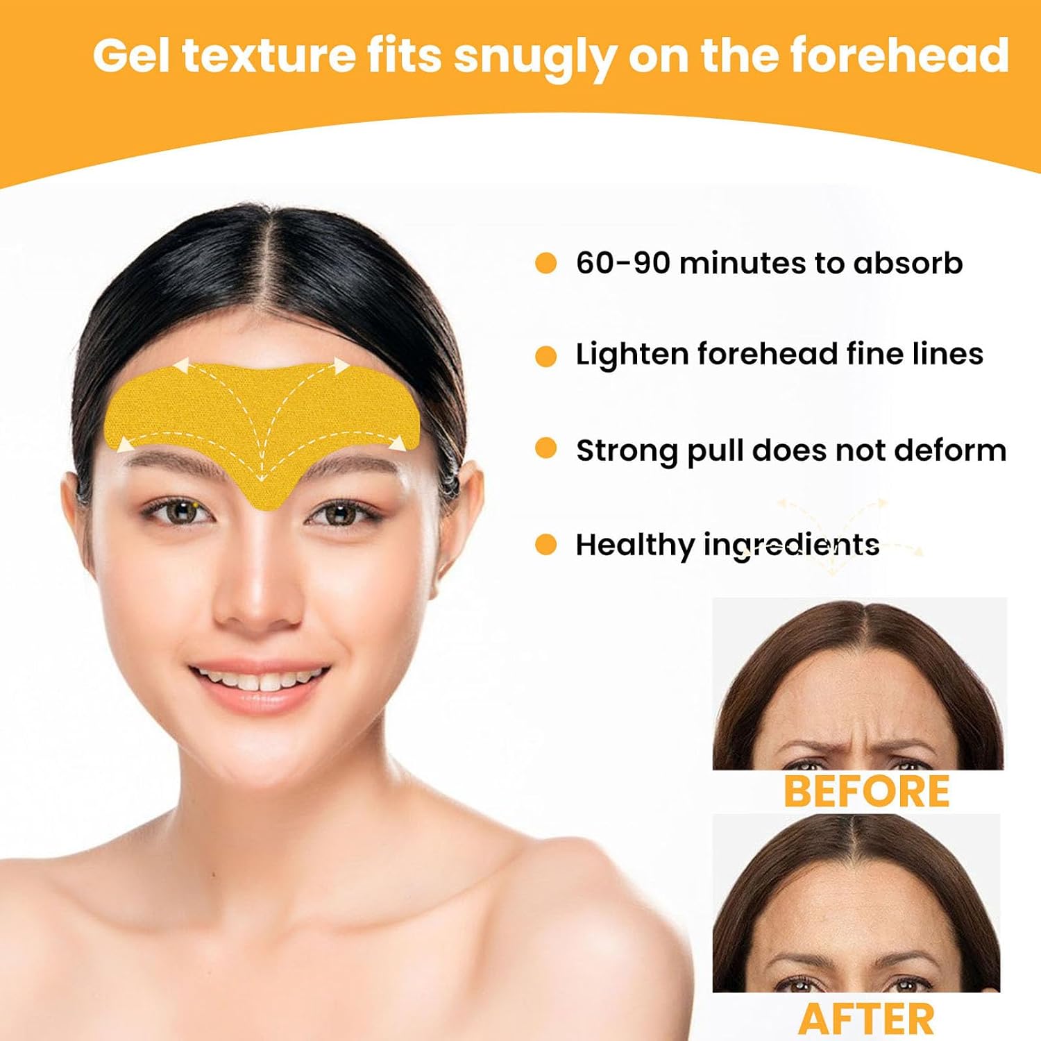 Woman Forehead Smooth Wrinkle Patches