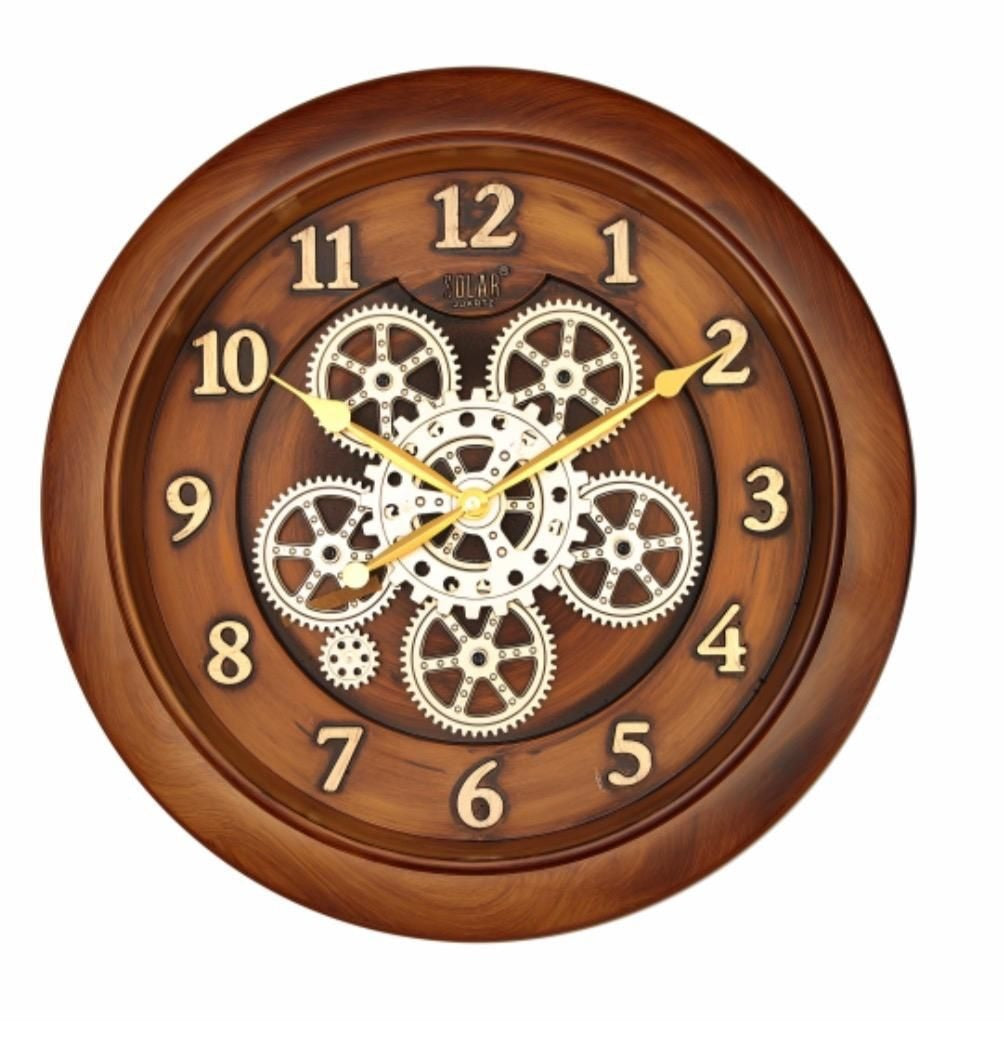 Vintage Gear Designer Clock