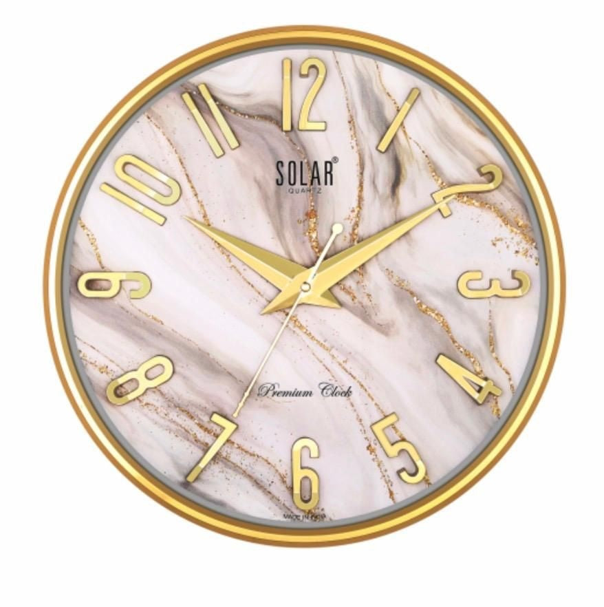 Marble Gold Premium Clock
