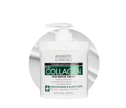 Advanced Clinicals - Spa Size Collagen Skin Rescue Cream