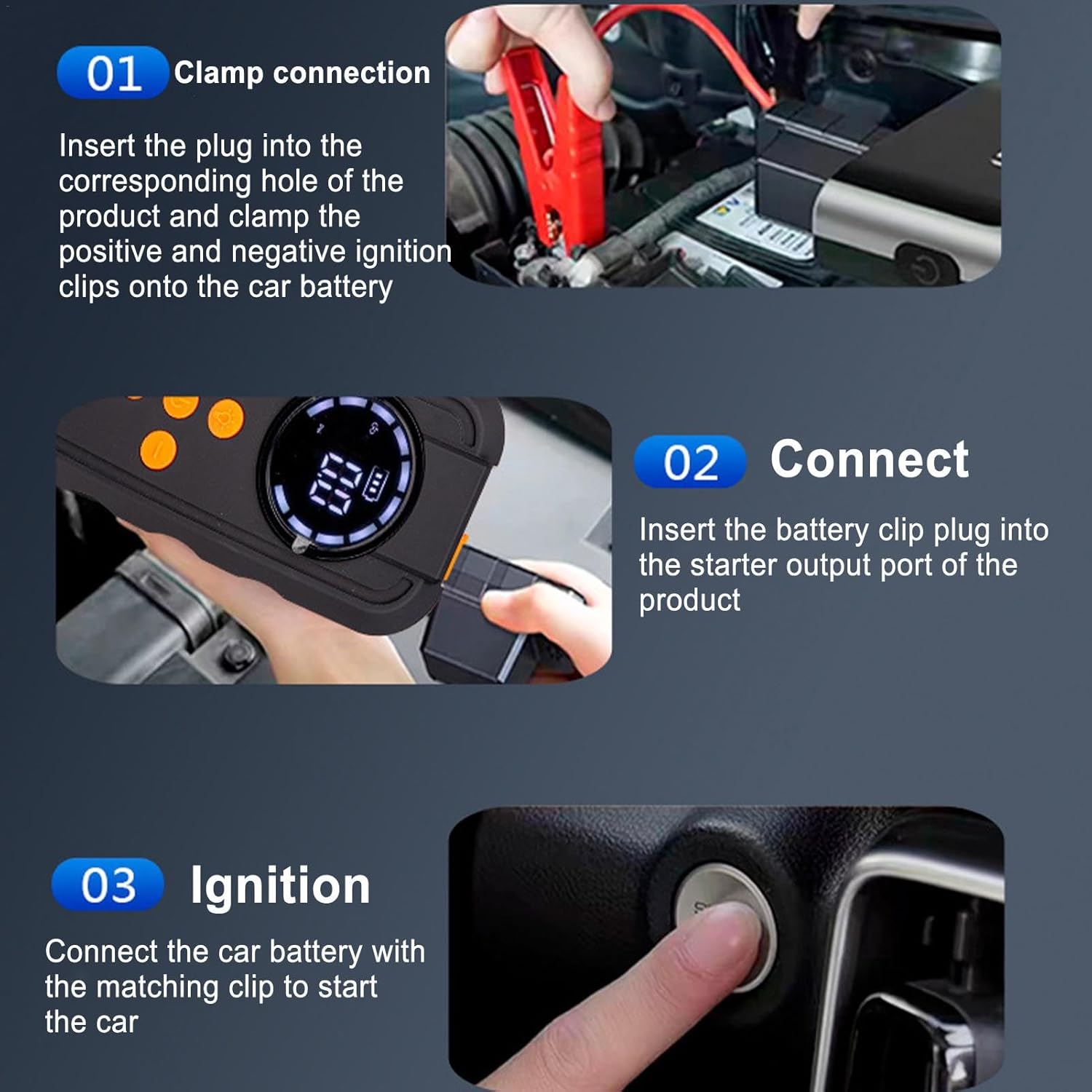 Car Jump Starter & Compressor