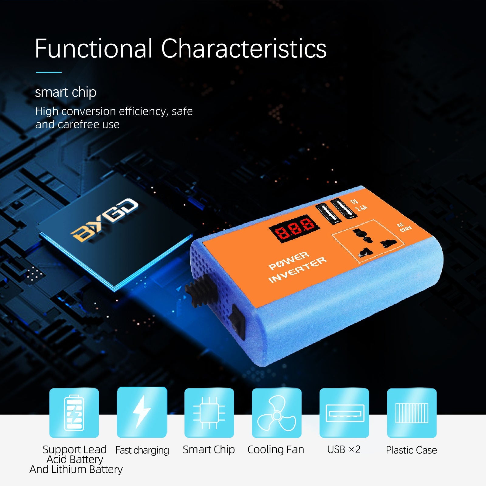Car Power Inverter 200W