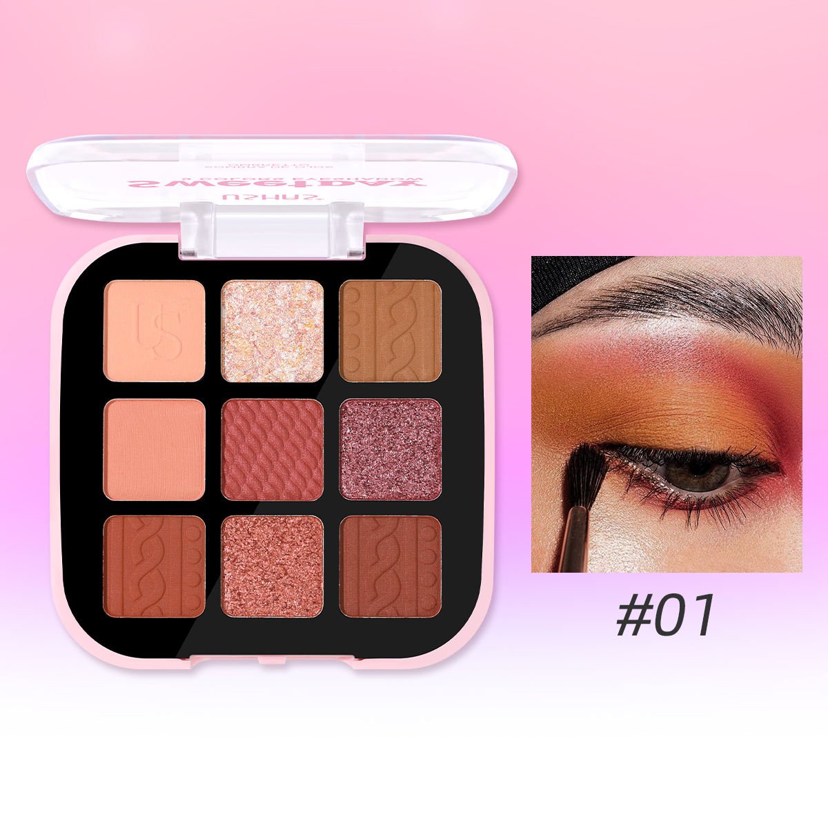 Ushas - Sweetday 9 Colors Eyeshadow