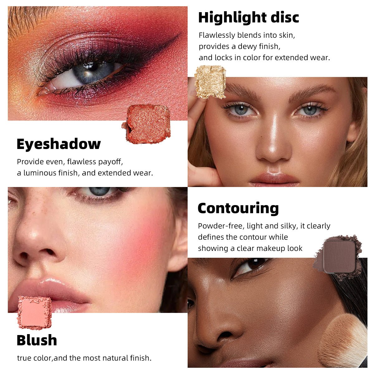 Ushas - Sweetday 9 Colors Eyeshadow